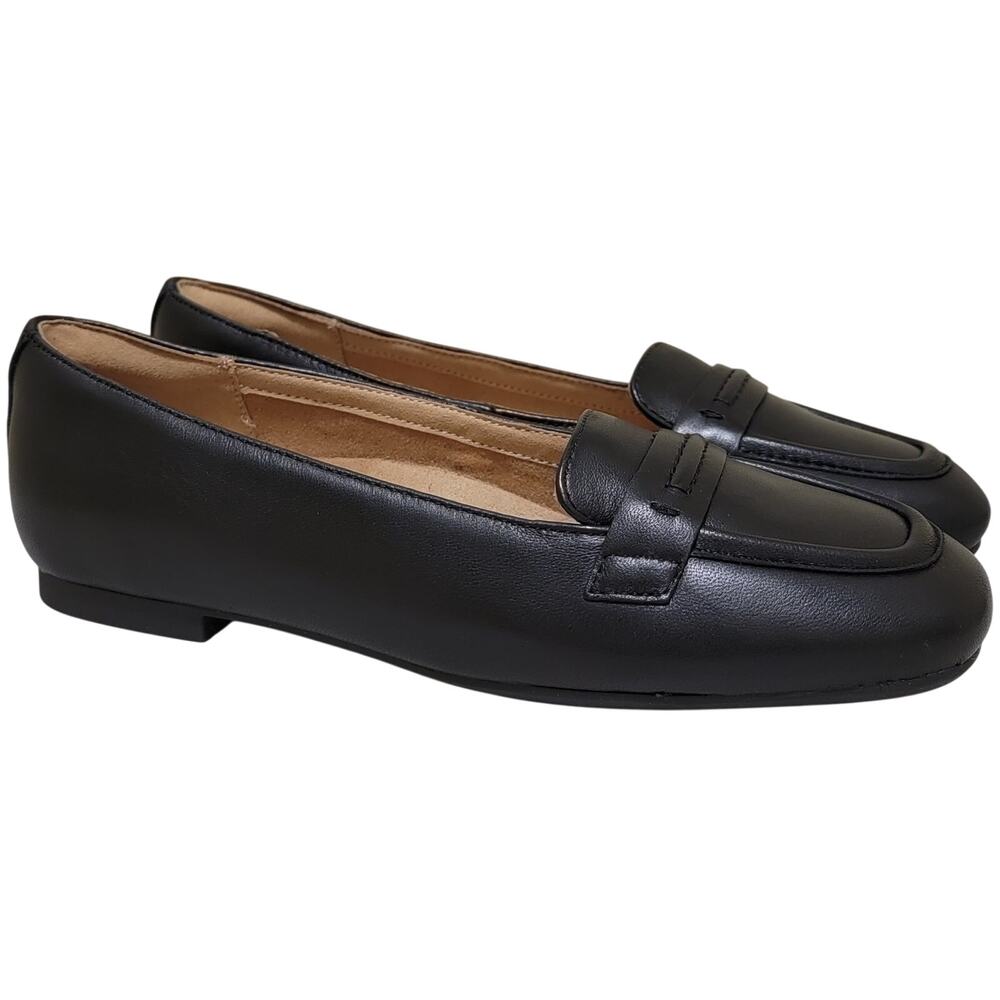 Easy Spirit Women Nadira Slip On Penny Loafers Size US 5.5M Black Leather